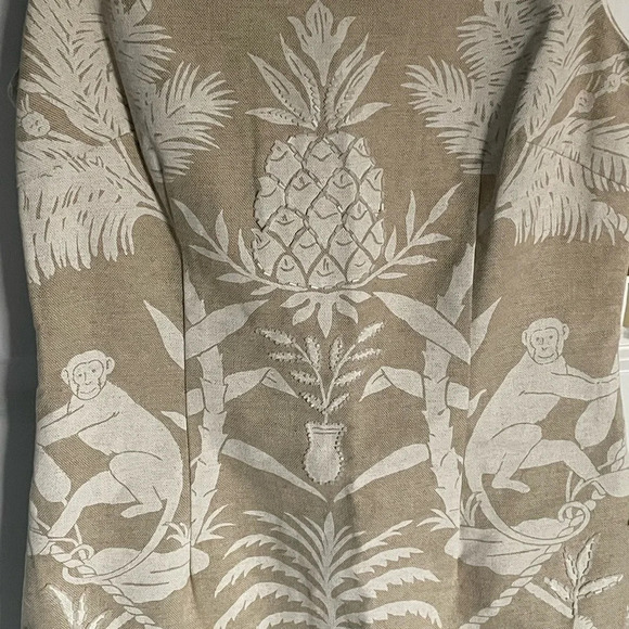 New! Maggy London Tropical beaded Floral Sheath Dress monkeys 18718 - Picture 3 of 11